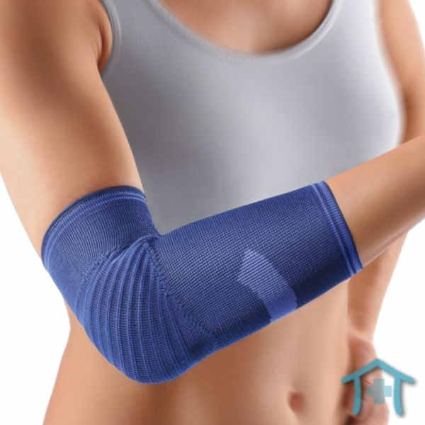 KubiTal Ellenbogen-Polster-Bandage in blau