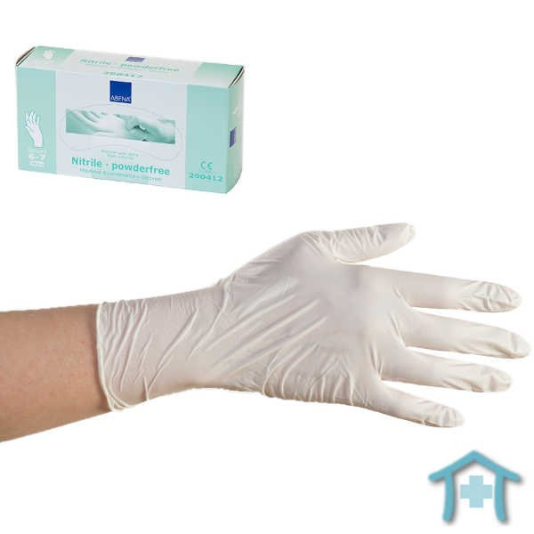 Abena Nitril Handschuhe blau