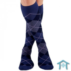 Sigvaris Shades Purple Argyle