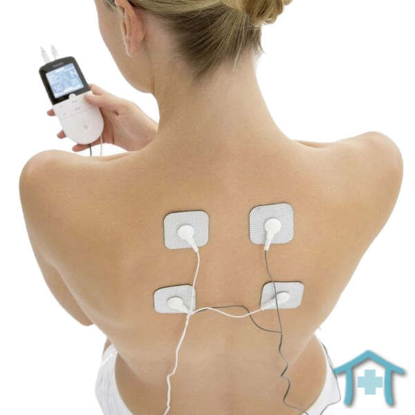 Anwendung Beurer TENS EM 49 bei Rückenschmerzen