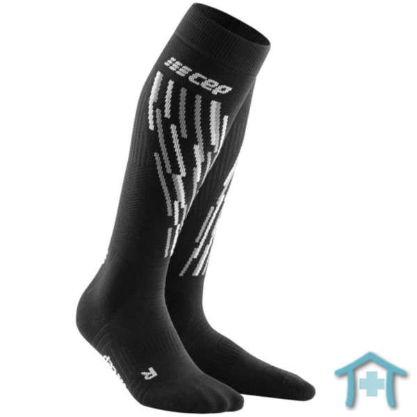 CEP Ski Thermo Compression Socks in gelb