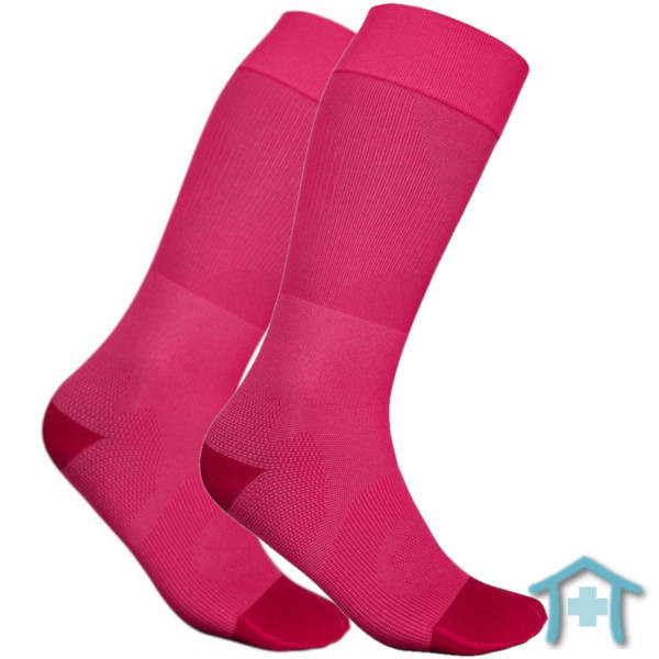 Ski Ultralight Compression Socks Pink