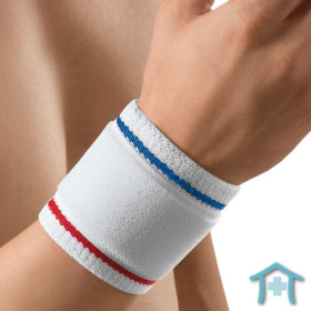 Sportliches Handgelenkband in weiss