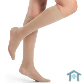 Wirkungsvoller 140den Stützstrumpf Delilah von Sigvaris in der Farbe dune