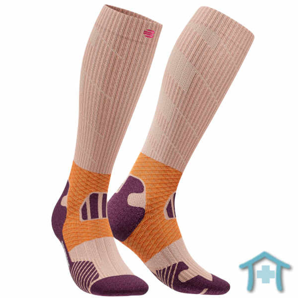 Trail Run Compression Socks Damen in Peach