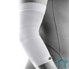 Sports Compression Elbow Support in weiss