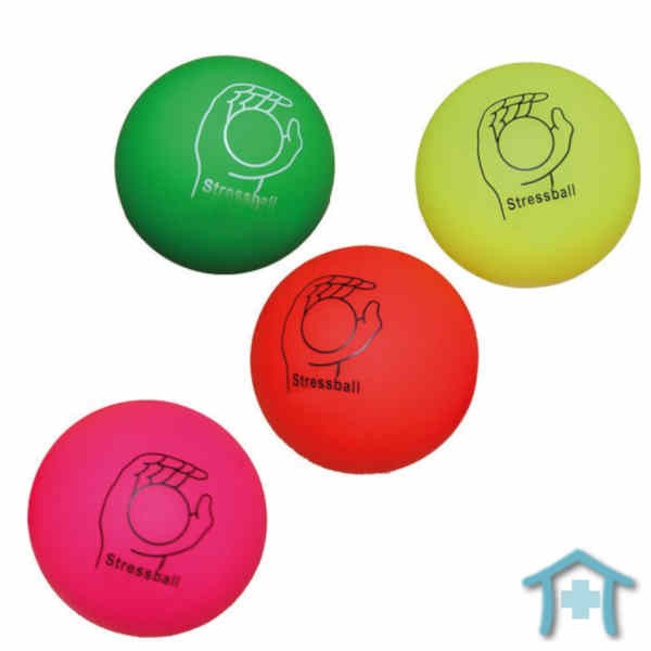 Anti-Stressball Display in pink diverse Farben