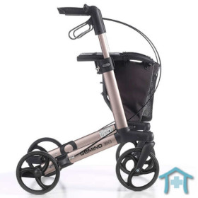 Eleganter Gemino 30 Rollator Gold