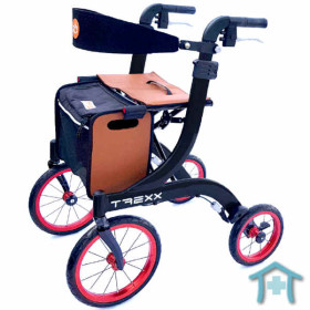 Outdoor-Rollator T REXX schwarz