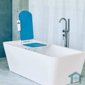 Badewannenlifter KANJO XL SilverLine installiert in Wanne