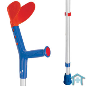 „Tiki Color“ Kinder-Krücken in Blau-Rot
