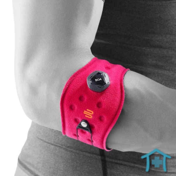 Sports Elbow Strap mit BOA-Verschluss in schwarz