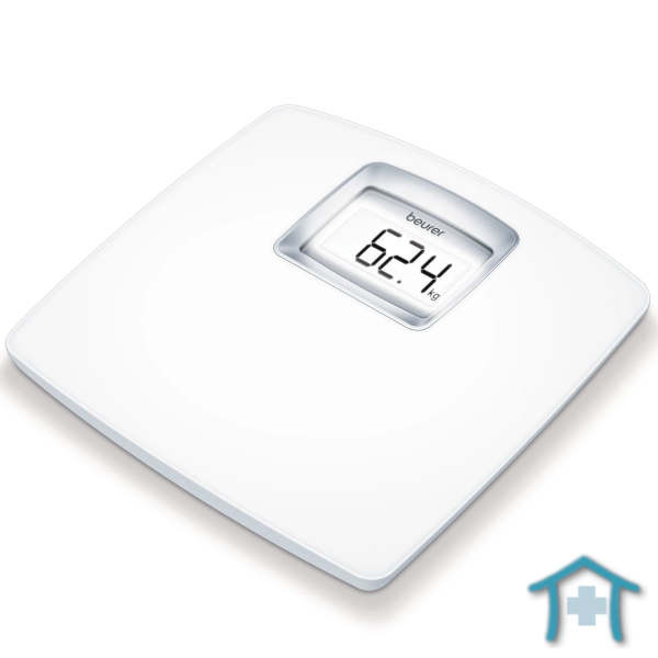 Beurer Personenwaage PS 25 – XXL-Design, Weiß