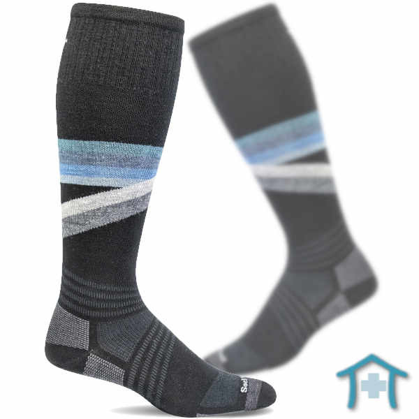 Ski Rainbow-Racer Herren by SockWell in schwarz