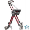 TOPRO Hestia Premium Indoor Rollator rot, Seitenansicht