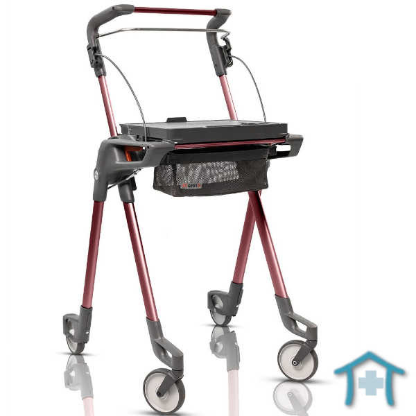 TOPRO Hestia Premium Indoor Rollator in Rot