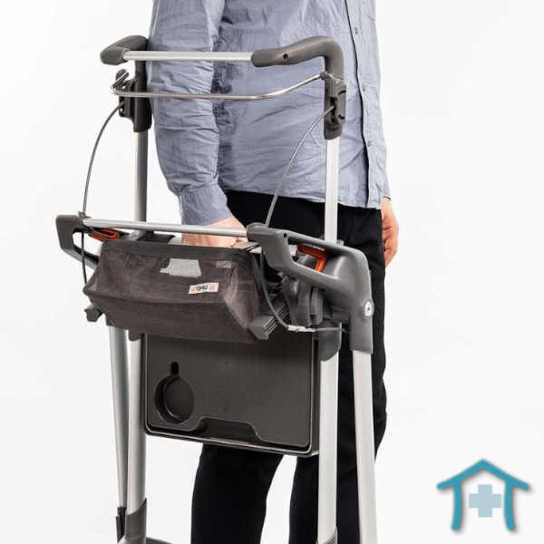 TOPRO Hestia Premium Indoor Rollator gefaltet, leicht zu transportieren