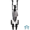 TOPRO Pegasus Premium – Carbonrollator weiss, zusammengeklappt