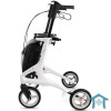 TOPRO Pegasus Premium – Carbonrollator weiss, Seitenansicht