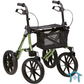 Rollator TAiMA XC mit Pneu in grün