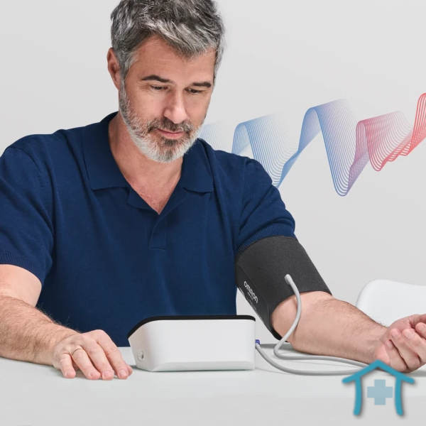 Omron M7 Intelli IT AFib Blutdruckmessgerät Anwendung