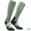Outdoor Merino Compression Socks Women in herbal green