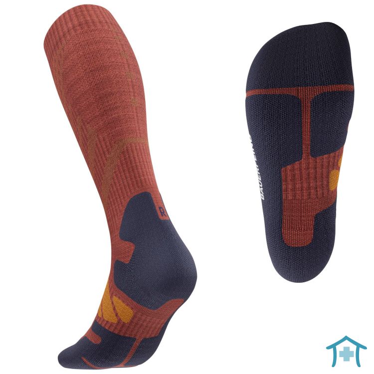 Polsterzonen an Ferse und Sohle zum Wandern