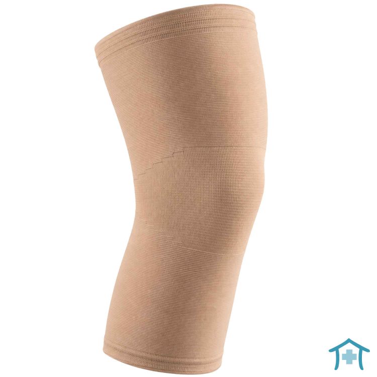 Elastische Kniebandage Active Color in beige, isoliert