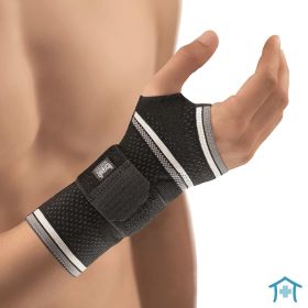 ManuBasic Handgelenkbandage mit Schiene & Band in schwarz