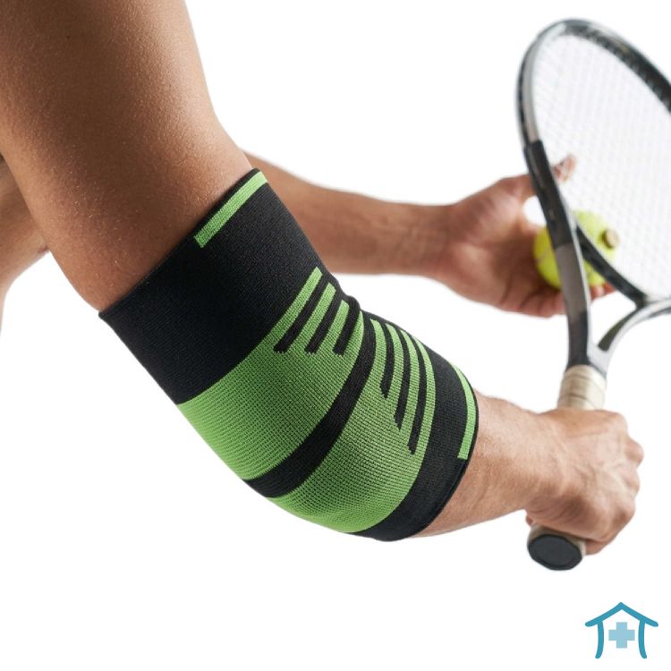 ActiveColor Sport Ellenbogenbandage beim Tennis