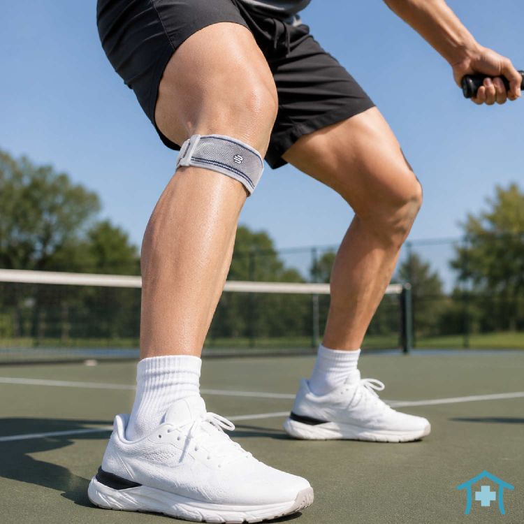 GenuPoint Patellaband beim Tennis