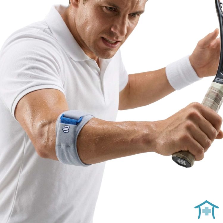 EpiPoint Ellbogenbandage beim Tennis