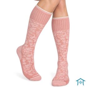 Damask Stützstrumpf Damen by SockWell in schönem Rosa