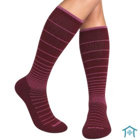 Circulator Merino-Stützsocken in Preisselbeere