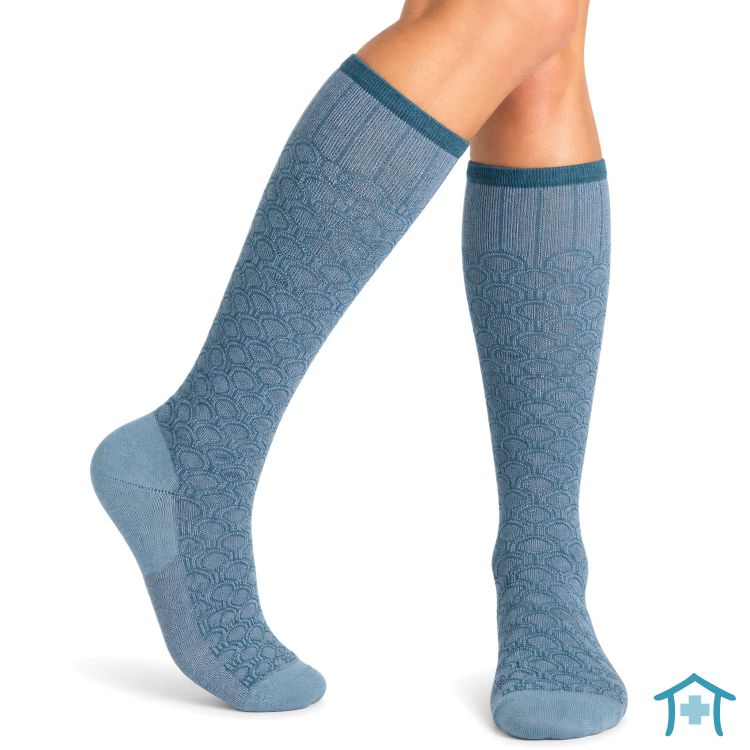 Deco Dot Chambray Merino Damen