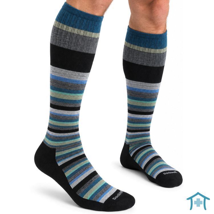 Up Lift Black Stützsocken Herren by SockWell
