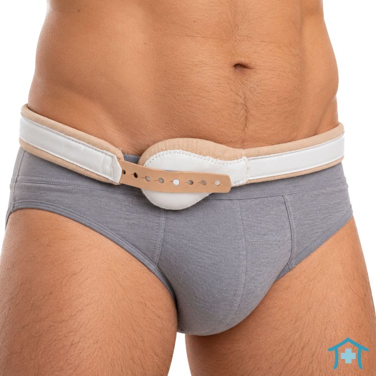 BORT HerniaFix Federbruchband mit runder Pelotte, einseitig