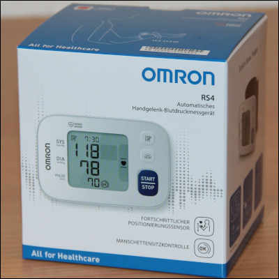 Das Omron RS4 Blutdruckmessgerät im Test