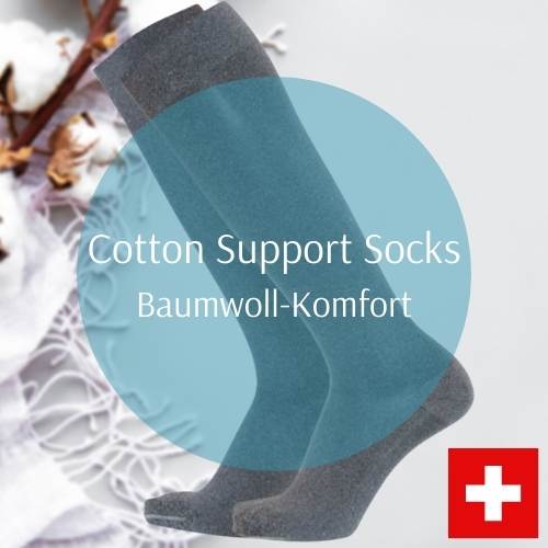 Cotton Support Socks Stützstrümpfe mit Baumwolle