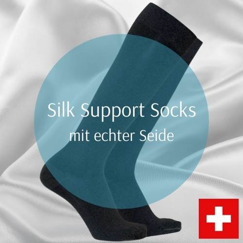 Silk Support Socks mit Seide