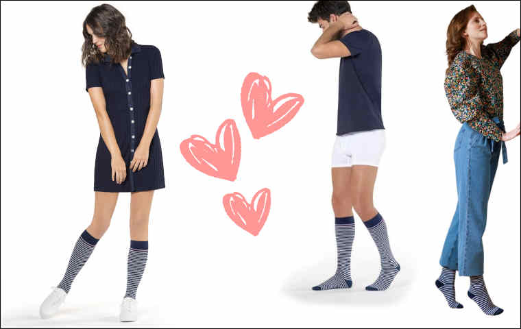 Sigvaris Highlight Mariniere Stützstrümpfe für Damen und Herren mit CES