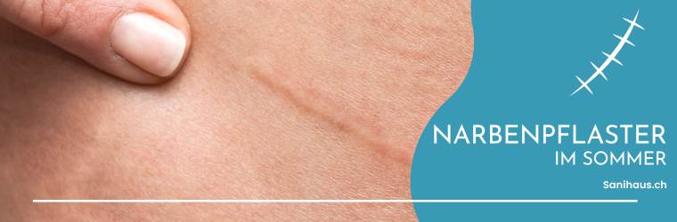 Narbenpflaster UV-Schutz im Sommer