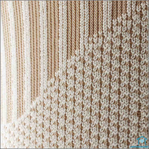 Detail des Merino-Gestricks