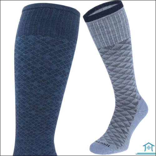Denim und Grau - beliebte Farben für Herren Stützsocken