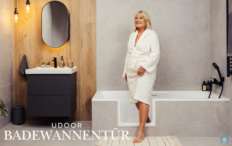 Ausstieg durch die Udoor Badewannentür