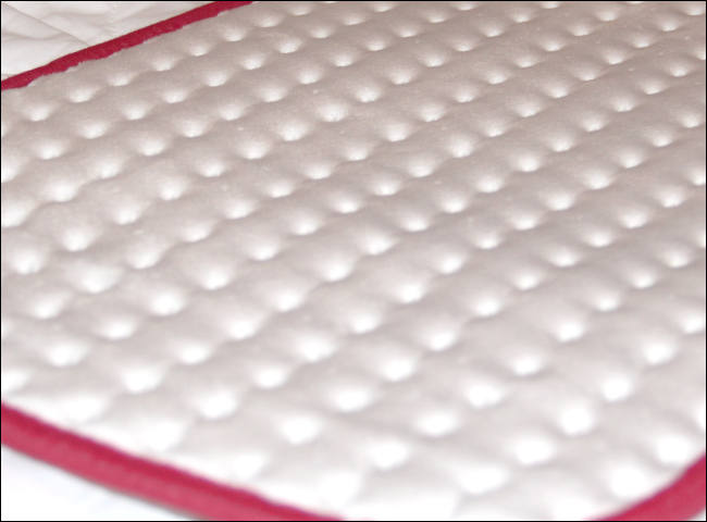 Detail Oberfläche Heizkissen Cozy