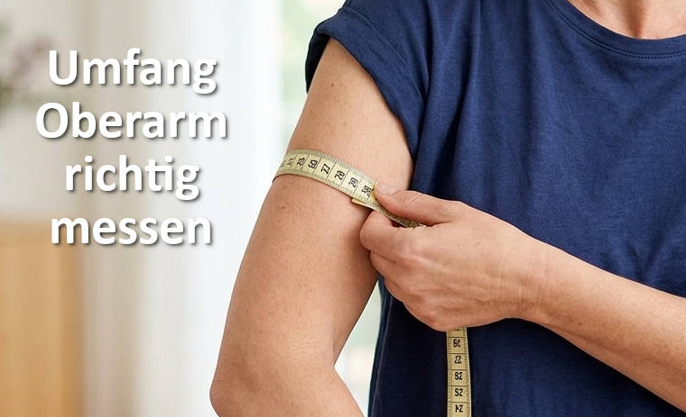 Oberarmumfang korrekt messen